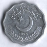 Монета 10 пайсов. 1995 год, Пакистан.