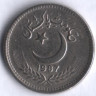 Монета 25 пайсов. 1987 год, Пакистан.