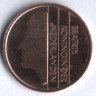 Монета 5 центов. 1999 год, Нидерланды.