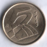 Монета 5 песет. 2000 год, Испания.