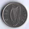 Монета 5 пенсов. 1992 год, Ирландия.