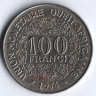 Монета 100 франков. 1974 год, Западно-Африканские Штаты.