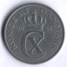 Монета 5 эре. 1942 год, Дания. N;S.