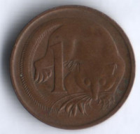 Монета 1 цент. 1968 год, Австралия.