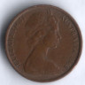Монета 1 цент. 1968 год, Австралия.