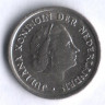 Монета 10 центов. 1959 год, Нидерланды.