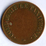 Телефонный жетон Франции. Тип IV.