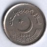 Монета 5 рупий. 2004 год, Пакистан.