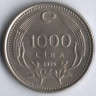 1000 лир. 1994 год, Турция.