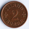 Монета 2 эйре. 1926 год, Исландия. HCN-GJ.