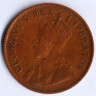 Монета 1 пенни. 1935 год, Южная Африка.