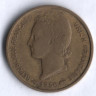Монета 5 франков. 1956 год, Того.