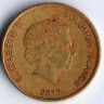 Монета 1 доллар. 2012 год, Соломоновы острова.