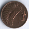 Монета 1 цент. 1983 год, Острова Кука.