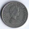 Монета 10 центов. 1992 год, Восточно-Карибские государства.