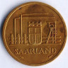Монета 20 франков. 1954 год, Саарленд.