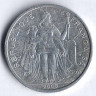 Монета 2 франка. 2008 год, Новая Каледония.