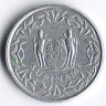 Монета 1 цент. 1980 год, Суринам.