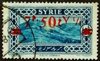 Почтовая марка. "Калат-Семан". 1928 год, Сирия.