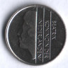 Монета 10 центов. 1991 год, Нидерланды.