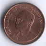 Монета 1 бутут. 1971 год, Гамбия.