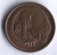 Монета 1 цент. 1978 год, Австралия.