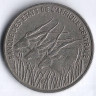 Монета 100 франков. 1996 год, Центрально-Африканские Штаты.