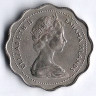 Монета 10 центов. 1968 год, Багамские острова.