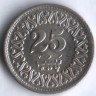 Монета 25 пайсов. 1996 год, Пакистан.