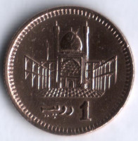 Монета 1 рупия. 2005 год, Пакистан.