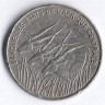 Монета 100 франков. 2003 год, Центрально-Африканские Штаты.