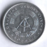 Монета 5 пфеннигов. 1980 год, ГДР.