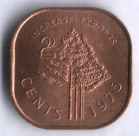 2 цента. 1975 год, Свазиленд. FAO.