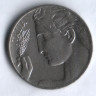 Монета 20 чентезимо. 1908 год, Италия.