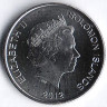 Монета 20 центов. 2012 год, Соломоновы острова.