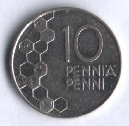 10 пенни. 1994 год, Финляндия.