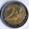 Монета 2 евро. 2012 год, Эстония. 10 лет введения наличных евро.