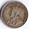 Монета 10 центов. 1917(C) год, Ньюфаундленд.