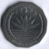 Монета 5 така. 1994 год, Бангладеш.