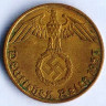 Монета 5 рейхспфеннигов. 1937 год (E), Третий Рейх.
