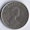 Монета 10 пенсов. 1984 год, Джерси.