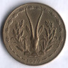 Монета 10 франков. 1979 год, Западно-Африканские Штаты.