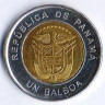 Монета 1 бальбоа. 2019 год, Панама. Всемирный день молодёжи.
