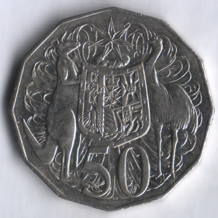 Монета 50 центов. 2006 год, Австралия.