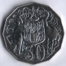 Монета 50 центов. 2008 год, Австралия.