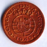 Монета 10 сентаво. 1949 год, Ангола (колония Португалии).