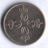 Монета 25 эре. 1978 год, Норвегия.