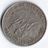Монета 50 франков. 1960 год, Камерун.