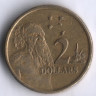Монета 2 доллара. 1999 год, Австралия.