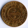 Монета 25 сентимо. 2001 год, Филиппины.